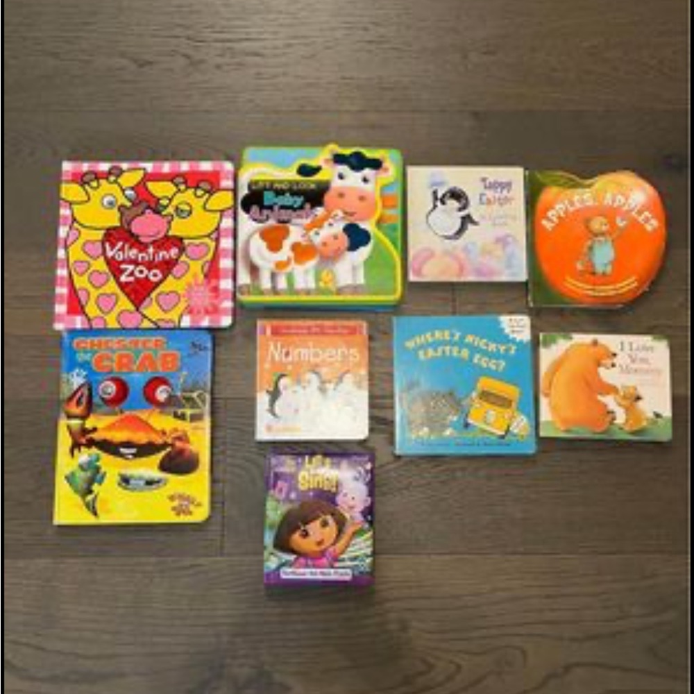 Baby books new or excellent condition